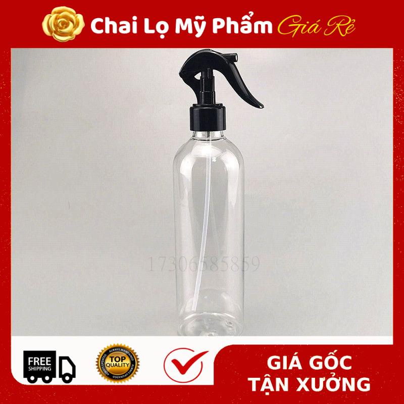 Chai Xịt Phun Sương ❤ RẺ VÔ ĐỊCH ❤ Chai nhựa pet xịt Vòi Súng 500ml rỗng chiết mỹ phẩm , phụ kiện du lịch
