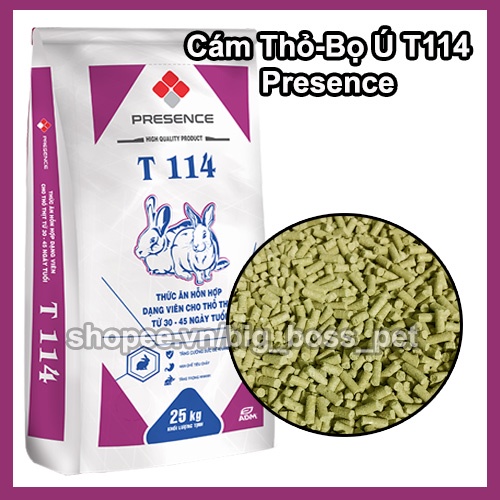 1kg Cám Thỏ Presence Bổ Dưỡng Cho Thỏ-Bọ Ú-Guinea Pig( Tím T114)