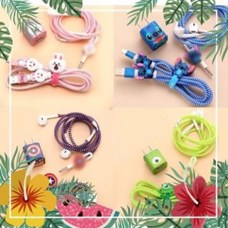 Bộ dán decal full phụ kiện cáp tai nghe củ sạc - ốp _ngoclienshop