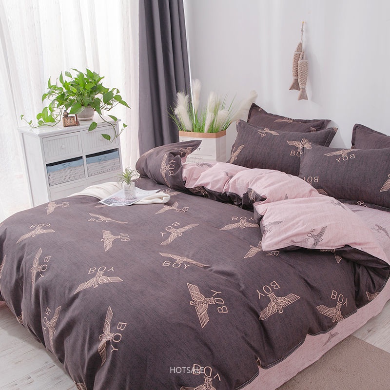 Bộ chăn ga và vỏ gối 4 trong 1 xinh xắn