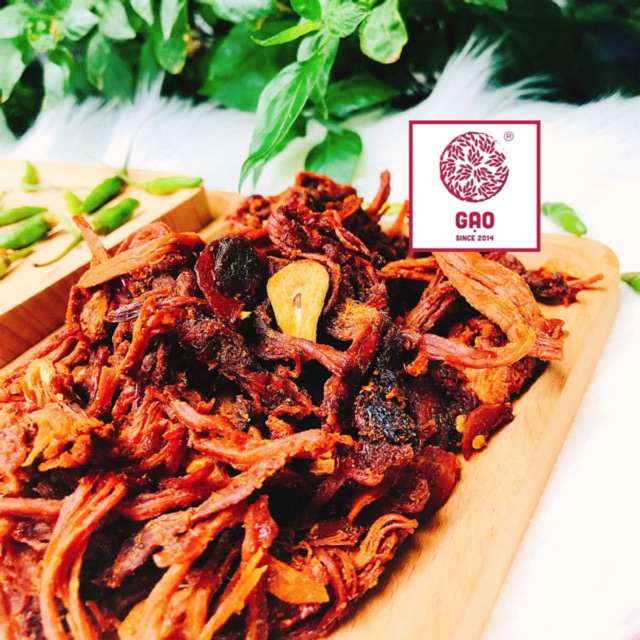 GẠO - KHÔ HEO CHÁY TỎI - 250G