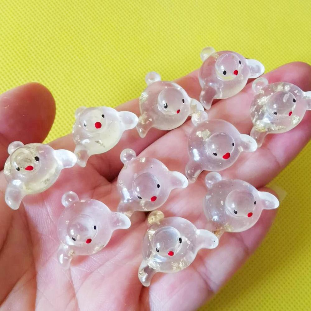 Set 10 Tượng Ếch Xanh Dễ Thương Dùng Để Trang Trí Vườn Nhà Búp Bê