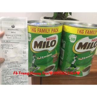 (Kèm bill) sữa milo Úc 1kg