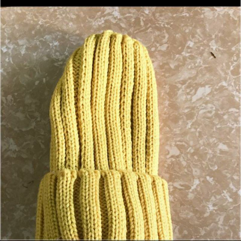 Mũ Len Beanie Gân Trơn Nhiều Mầu { Bán Sỉ }