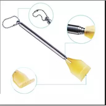 Cây gãi lưng cán Inox ✅ FREESHIP 🚛 Có video thật 🎥 Cây gãi lưng cán Inox tay nhựa kéo dài nhỏ gọn - Phát Huy Hoàng