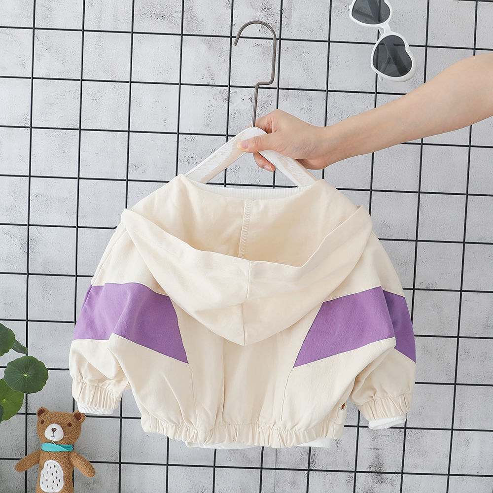 Áo khoác gió tay dài giữ ấm xinh xắn thời trang dành cho trẻ em