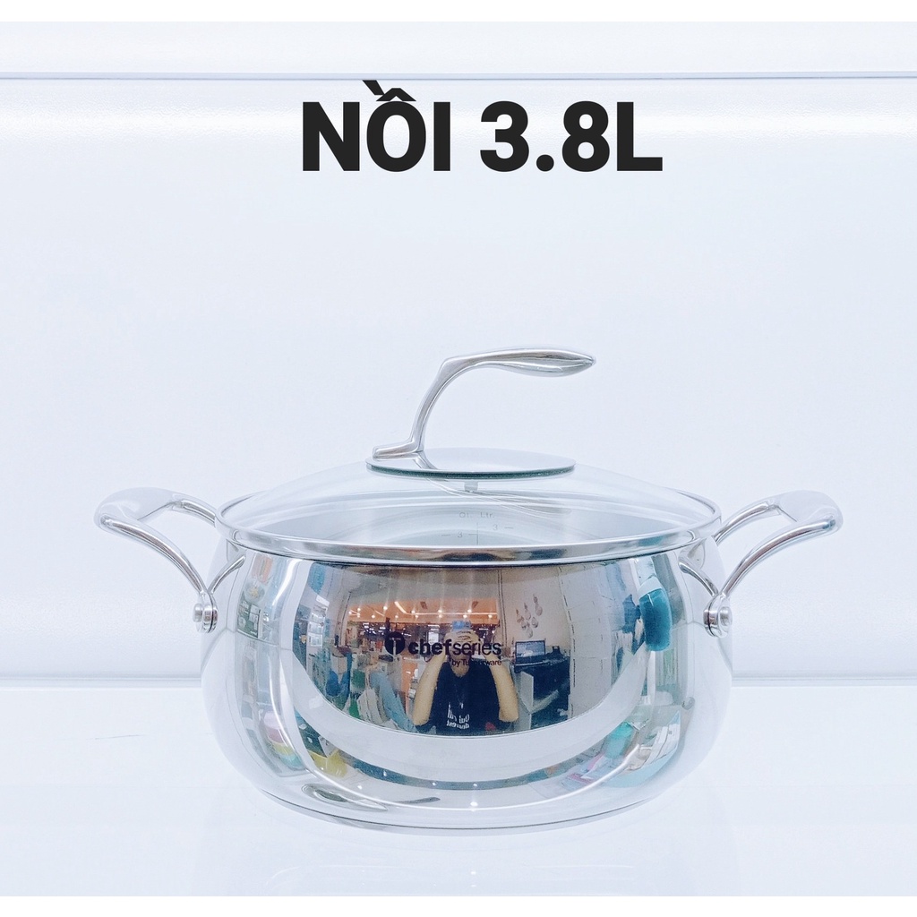 Nồi tupperware T Chef Series Casserole 3.8L
