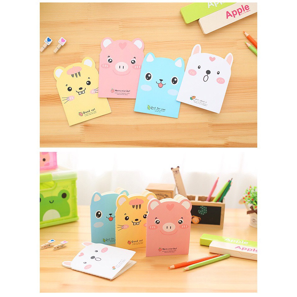 Sổ ghi chép hình gấu_sổ tay cute cho học sinh giá rẻ 40 trang