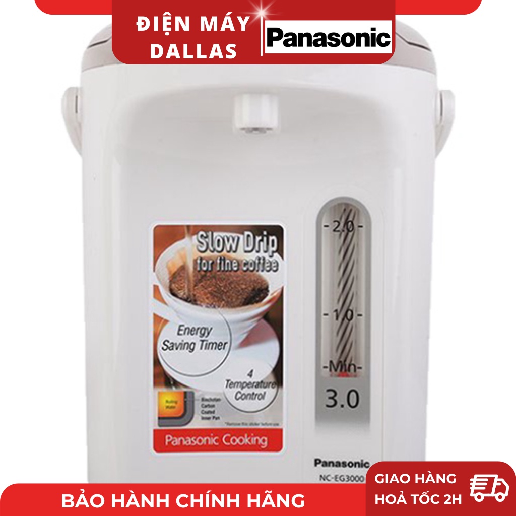 Bình Thủy Điện Panasonic NC-EG3000CSY - Bảo Hành 12 Tháng - Hàng Chính Hãng