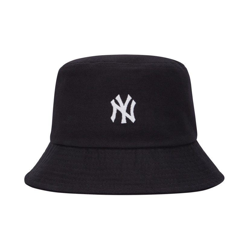 Mũ bucket MLB logo NY chữ nhỏ hàng xuất dư cao cấp phong cách Hàn Quốc - Hùng Nón Hiệu