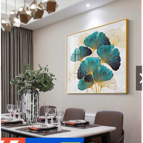 Tranh Treo Tường 5  Lá Rẻ Quạt Trang Trí Phòng Ăn, Khách, Hành Lang | BigBuy360 - bigbuy360.vn