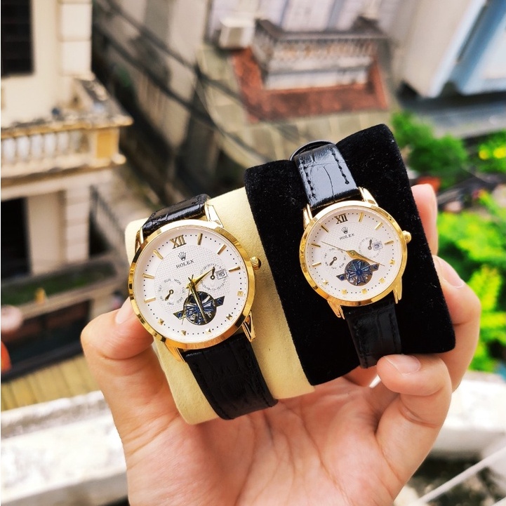 Đồng Hồ thời trang NAM ROLEX R075 TRẮNG Chống Xước, Chống Nước đẳng cấp dành cho phái mạnh