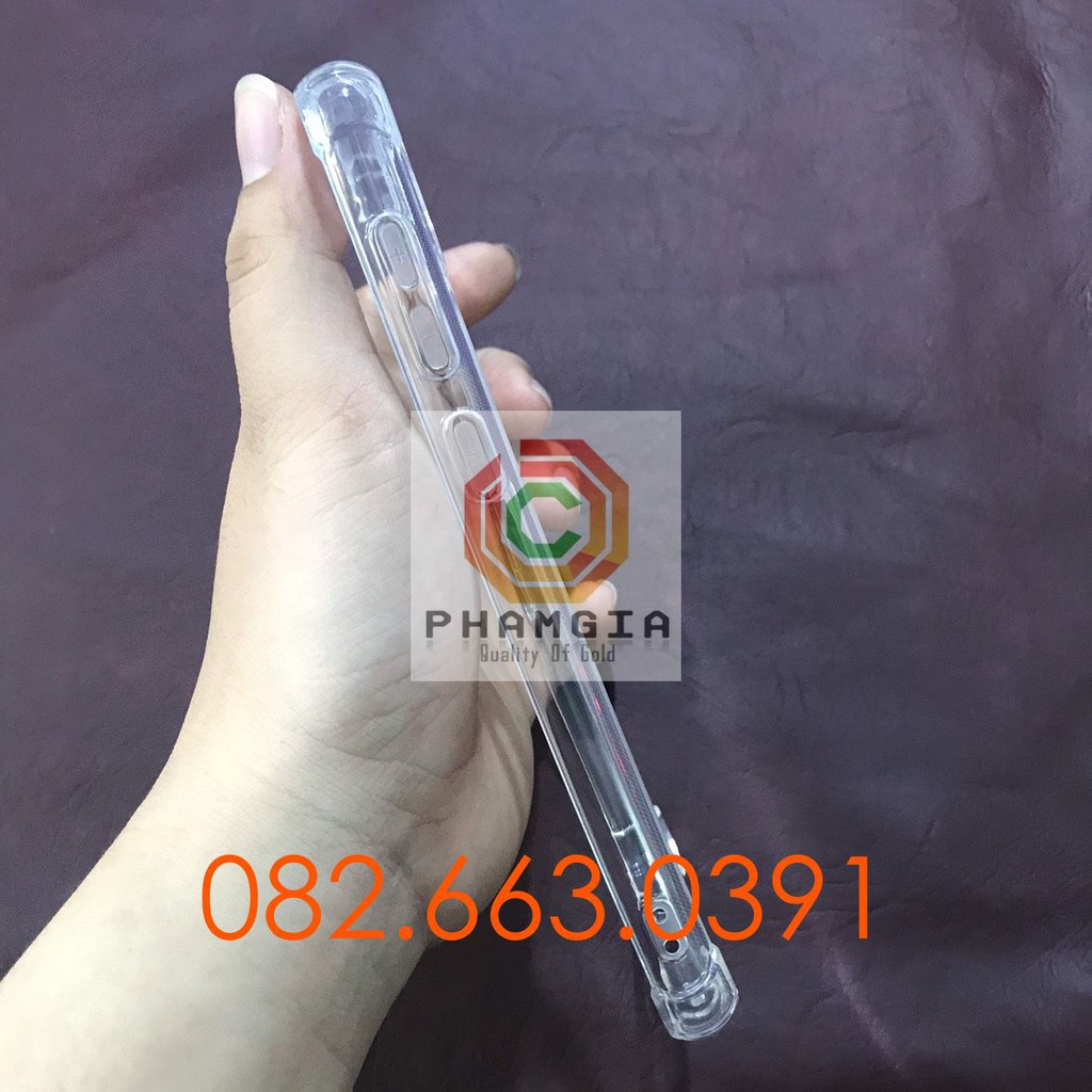 Ốp lưng Samsung A02 / M20 có viền bảo vệ cam chống sốc dẻo trong