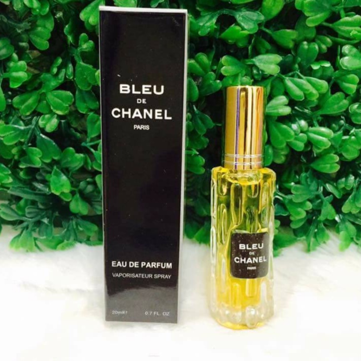 Nước hoa mini blue nam chai 20ml dạng xịt- mẫu 4d- Mùi bleu