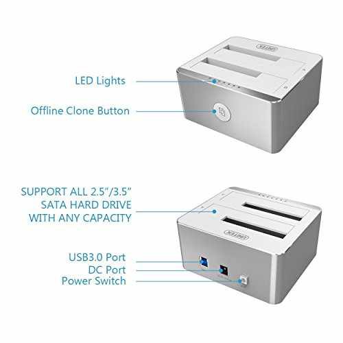 Đế đọc ổ cứng HDD Dock 2.5/3.5 SATA USB 3.0 Unitek hàng chính hãng