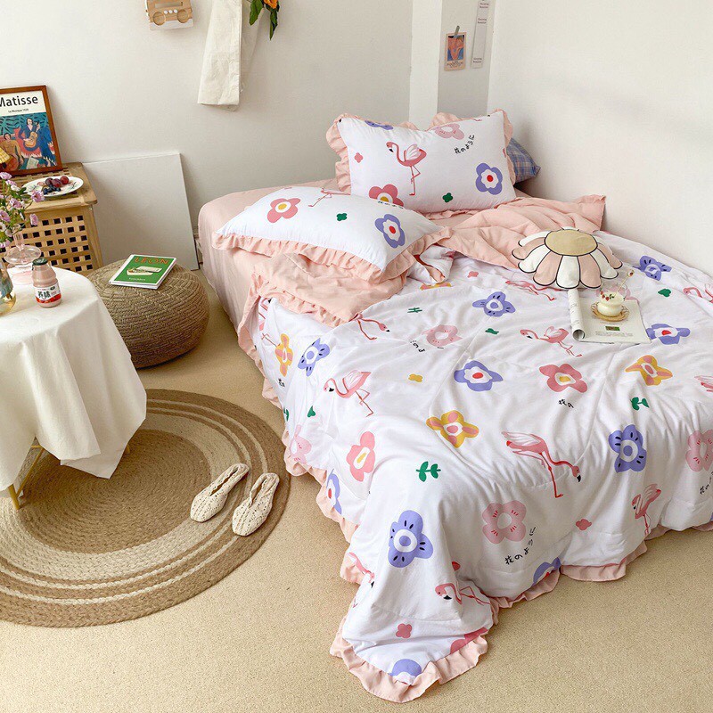 Set đũi chăn trần mùa hè