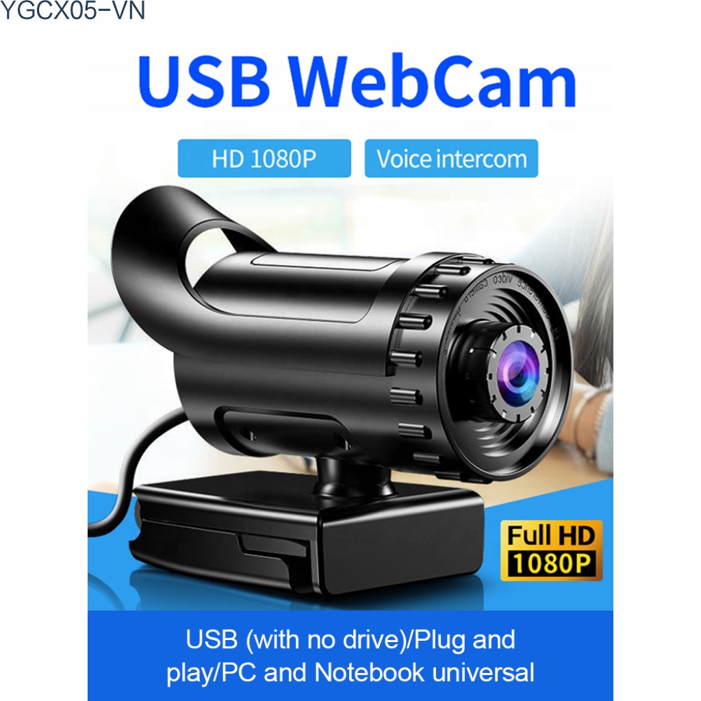 Toàn Bộ Webcam Full Hd 1080p / 2k / 4k Cắm Và Play Tự Động Lấy Nét Kèm Giá Đỡ Cho Skype / Youtube | BigBuy360 - bigbuy360.vn