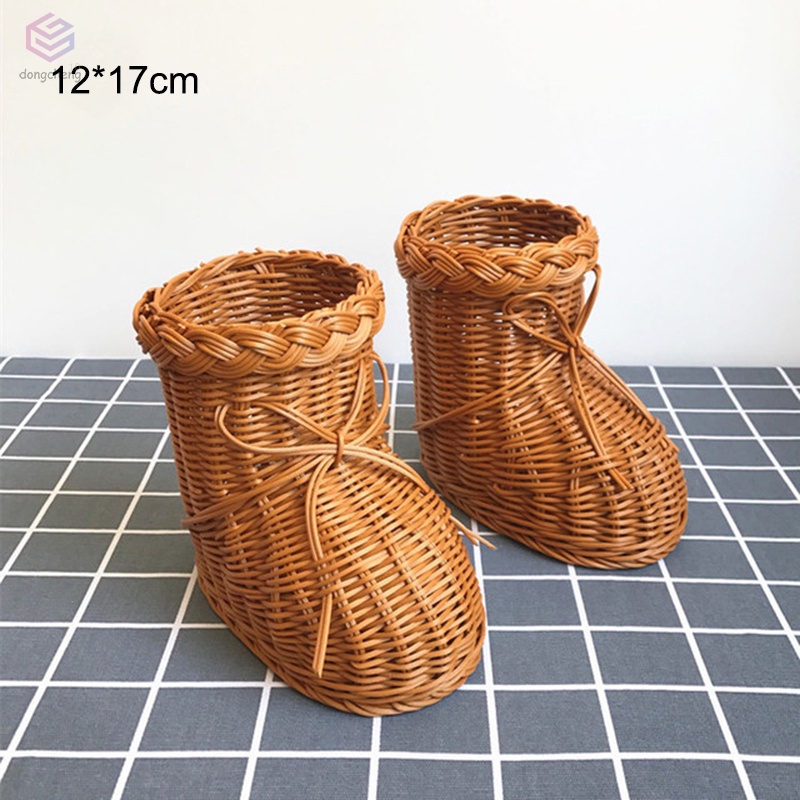 Giỏ Đan Mây Đựng Trái Cây/Rau Củ Hình Động Vật Dễ Thương