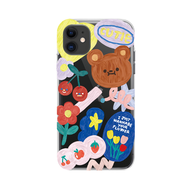 Ốp Lưng Mềm Chống Sốc In Hình Tranh Sơn Dầu Cho Iphone 11 Pro Xr / Xs / X 7 8 Plus | BigBuy360 - bigbuy360.vn