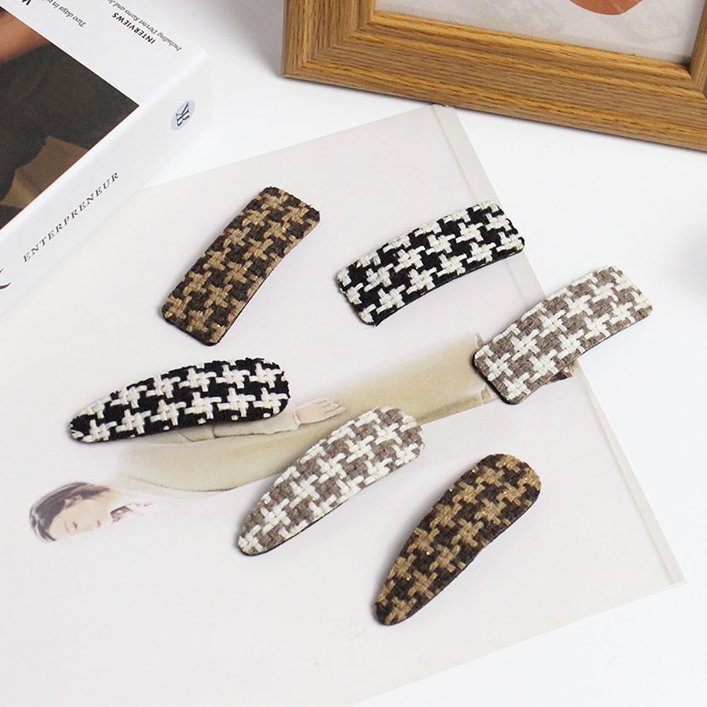 Kẹp tóc hình vuông/ giọt nước phong cách Hàn Quốc đơn giản thời trang cho nữ