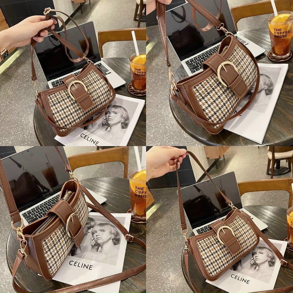 Túi xách đeo chéo nữ giá rẻ đẹp đi chơi phong cách thời trang hàn quốc dễ thương cute DC366