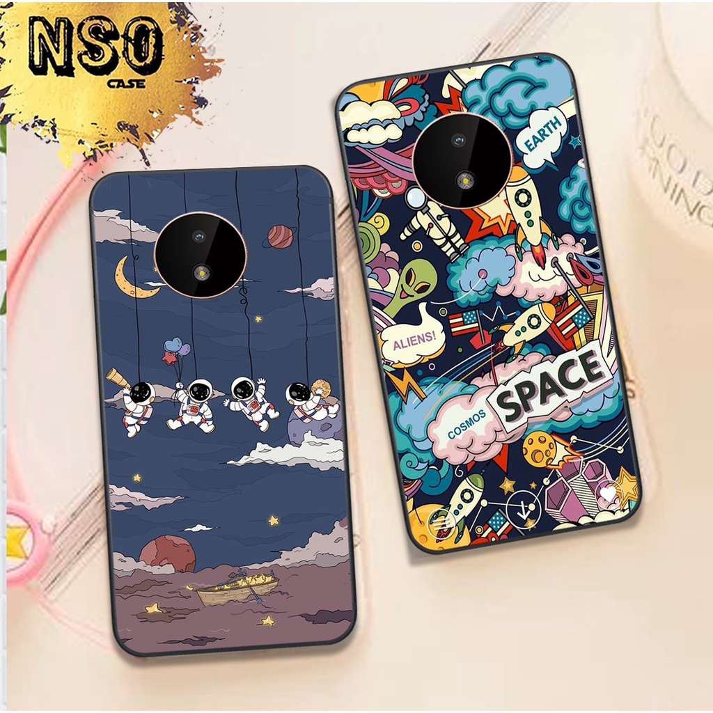 Ốp Nokia c20 in hình họa tiết phi hành gia vũ trụ độc lạ đẹp