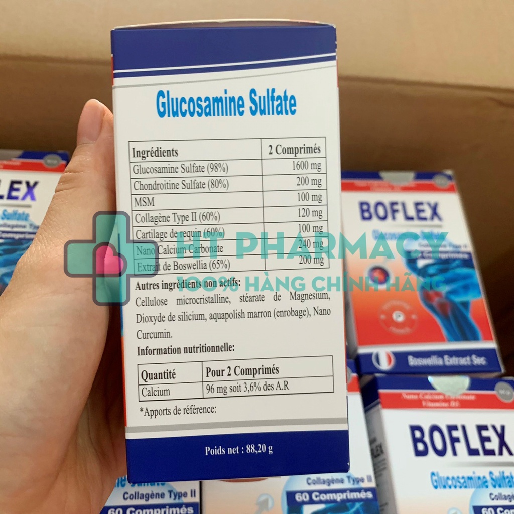 Boflex viên bổ xương khớp chính hãng Pháp, hộp 60 viên