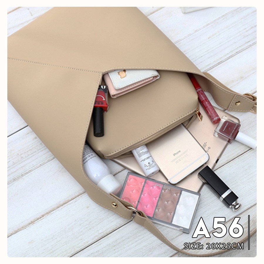 Combo Túi Ví Đeo Chéo Thời Trang Nữ Phong Cách Ulzzang Kiểu Vát Chéo - A56 | BigBuy360 - bigbuy360.vn