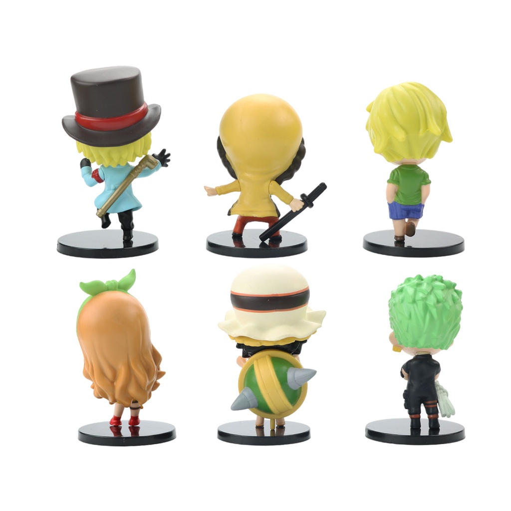 Ảnh thật 🌟 Set 6 Mô Hình One Piece - Cao 10cm 🌟