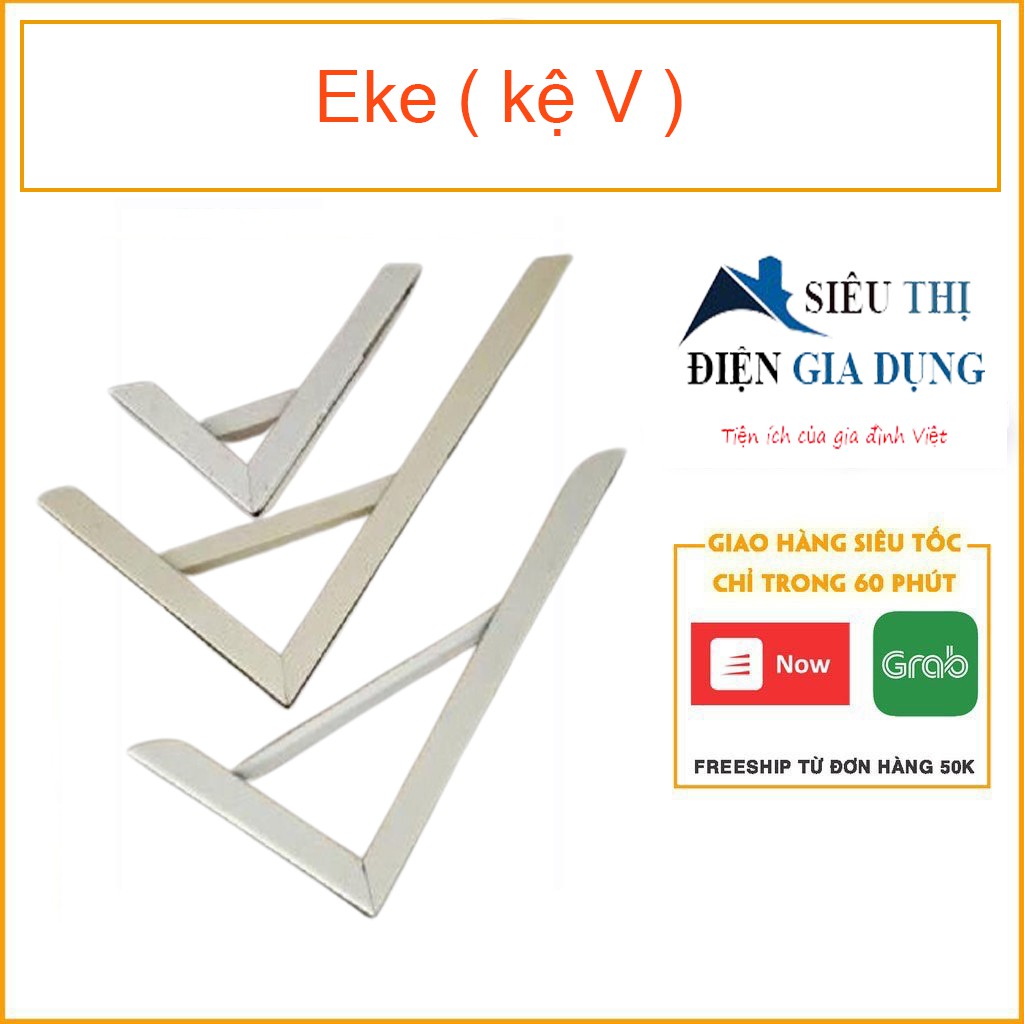 Cặp Eke  ke V sắt kệ treo tường