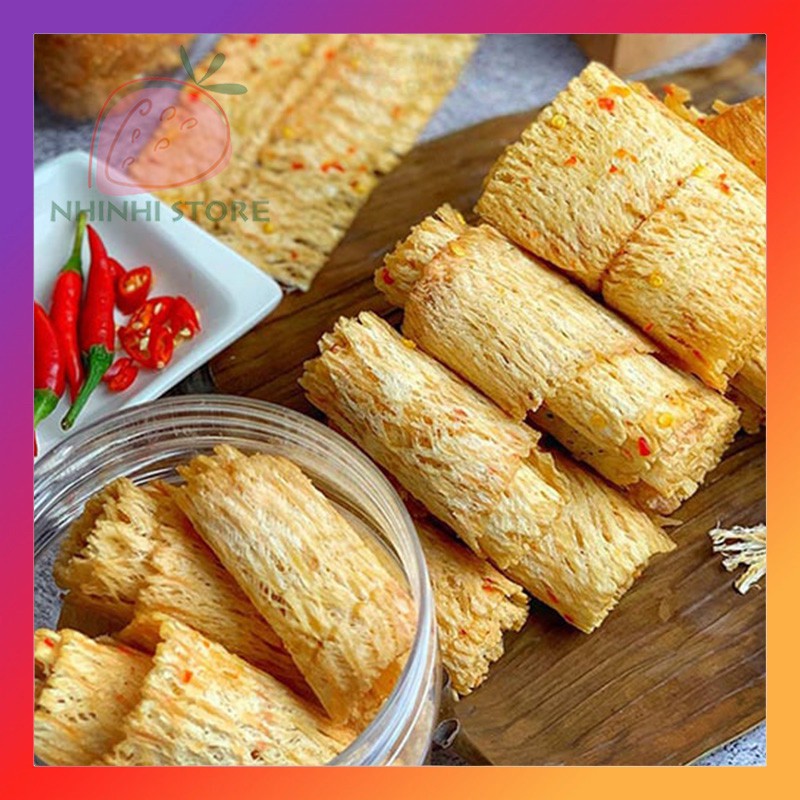 Lon 200Gr Mực Cán Mỏng Tẩm Gia Vị - Nhâm Nhi Hết Ý - Trái Cây Sấy Nhi Nhi Store | BigBuy360 - bigbuy360.vn