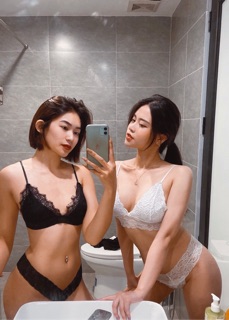 Set bralette ren đen
