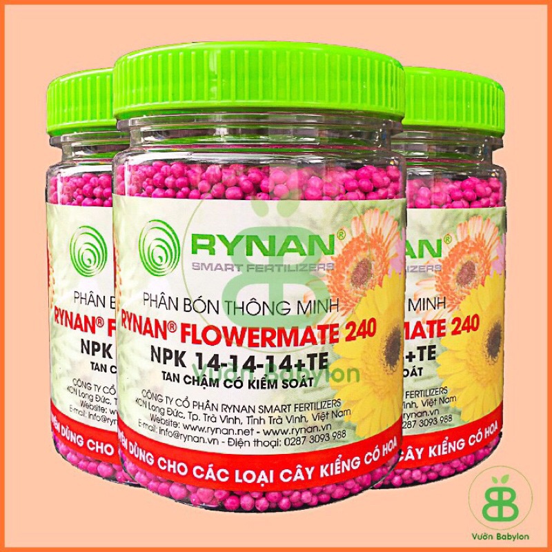 Phân Bón Lan Rynan 240 loại tan chậm có kiểm soát chuyên dùng