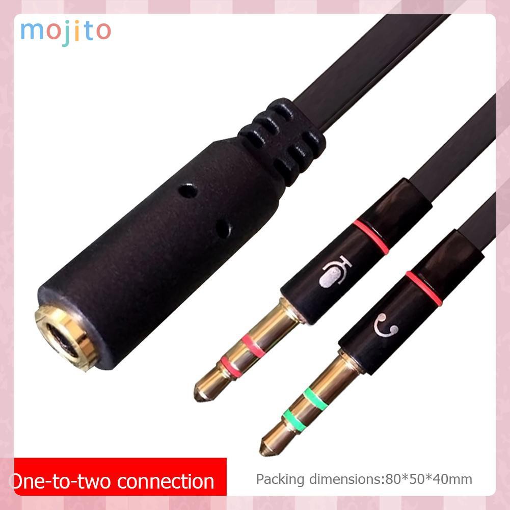 Cáp Chuyển Đổi Âm Thanh 3.5mm Sang 2 Đầu Đực Chuyên Dụng