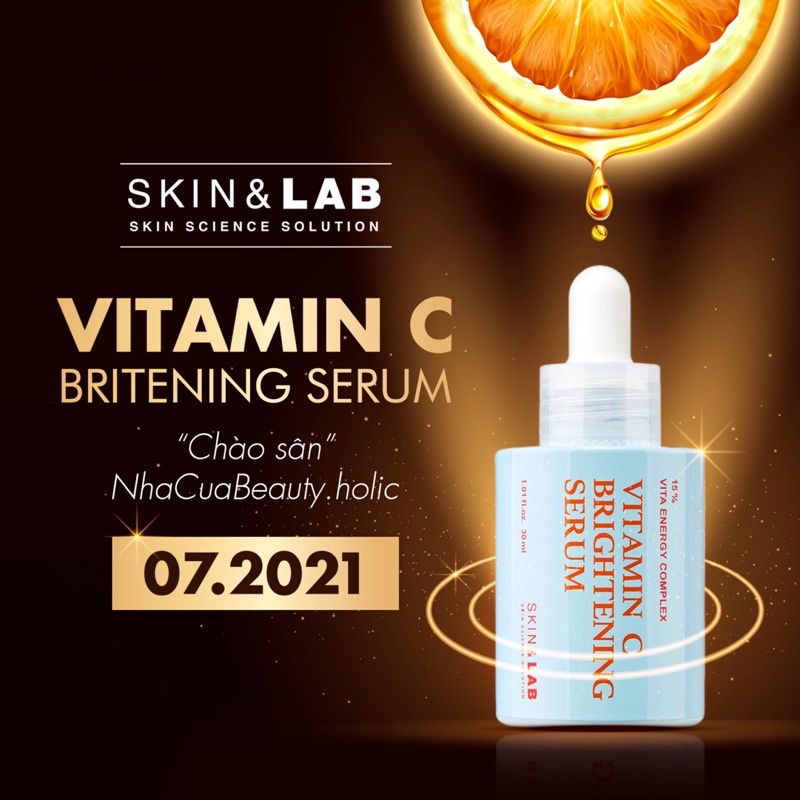 Tinh chất SKIN&LAB VITAMIN C BRIGHTENING SERUM | BigBuy360 - bigbuy360.vn