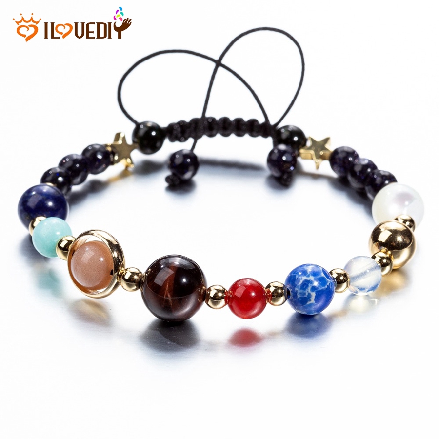 Vòng tay hình hệ mặt trời cho nam và nữ