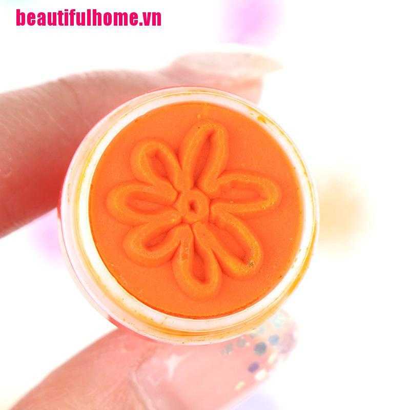 Bộ 5 Con Dấu Cao Su In Hình Đồ Chơi Giáo Dục Cho Bé