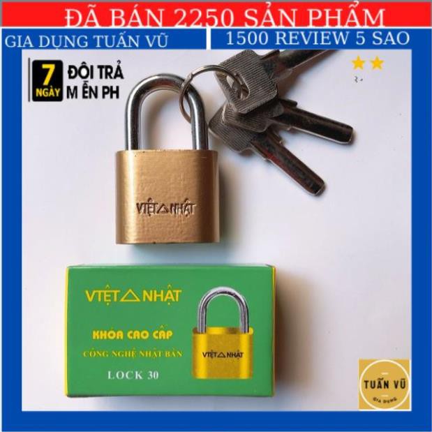 [ Free ship ]  Ổ khóa mini Việt Nhật Lock 30 - 60 mm