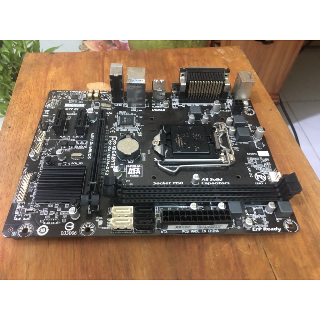 Mainboard Gigabyte H81M - DS2 hàng thanh lý nét nguyên zin BH 1 tháng