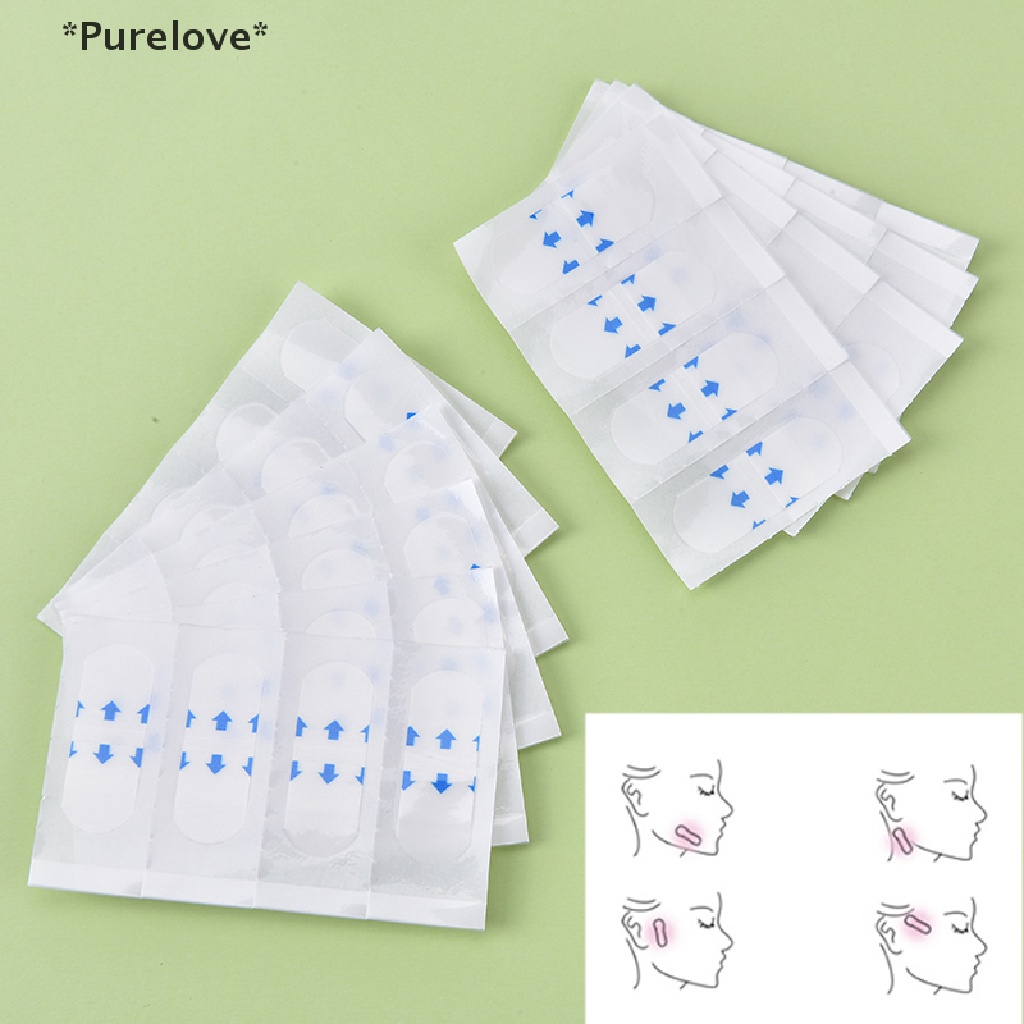 Set 40 Miếng Dán Nâng Cơ Mặt Tạo Cằm Chữ v Nhanh Chóng Tiện Dụng Mới
