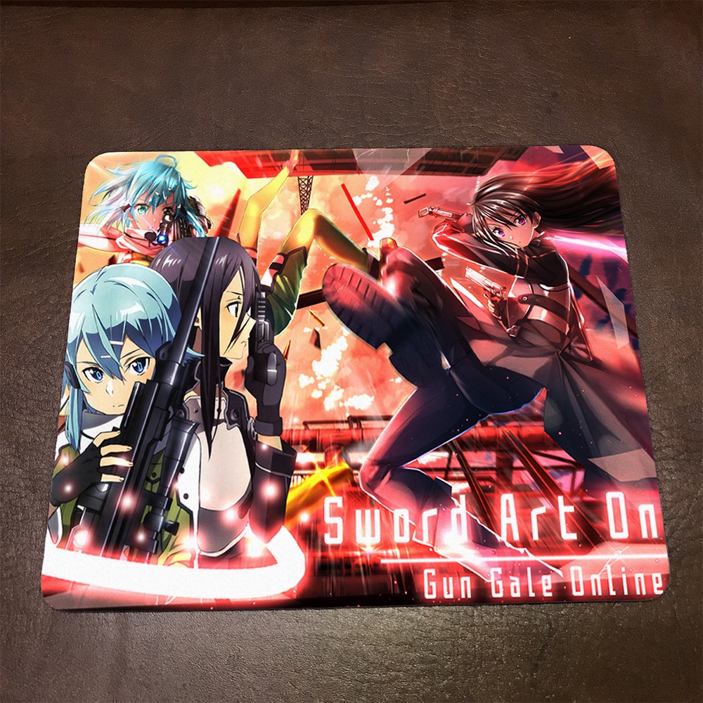 Lót chuột máy tính Anime Sword Art Online II Wallpapers 1 Mousepad cao su êm ái. Nhận in theo yêu cầu