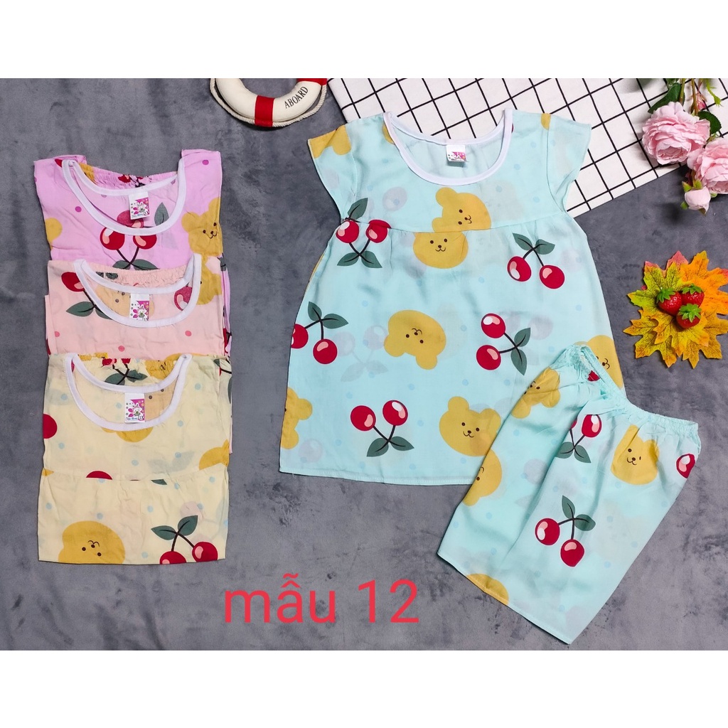 Combo 3 bộ tole bé gái