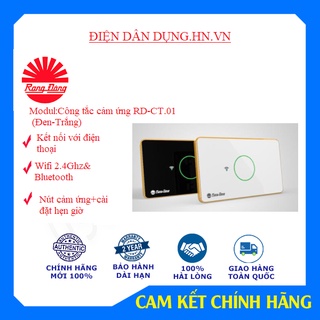 Công tắc thông minh cao cấp rạng đông - Công tắc cảm ứng 1 nút kết nối Wifi