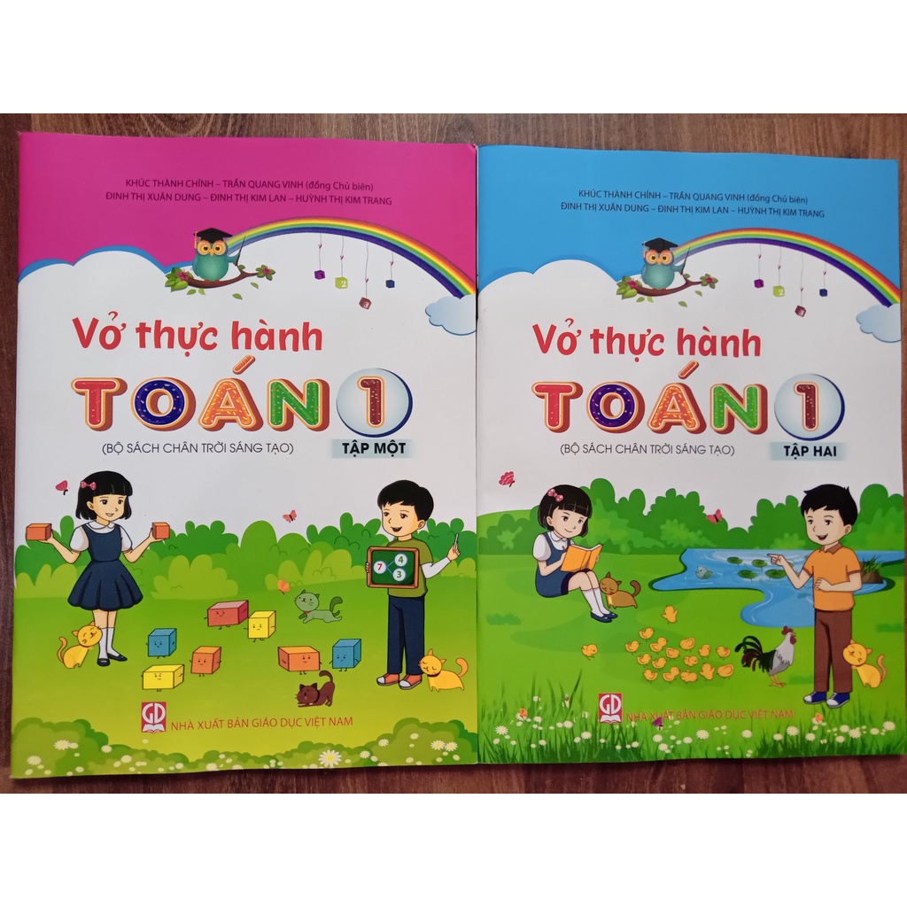 Sách - Vở Thực Hành Toán Lớp 1 - Tập 2 (Bộ Sách Chân Trời Sáng Tạo)