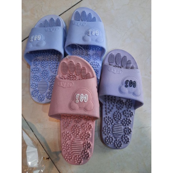 PHOM BÉ - DÉP ĐI TRONG NHÀ HÌNH GẤU - DÉP MASSAGE CHÂN ĐẾ ĐÚC CHỐNG TRƠN CÓ GAI ÊM MỀM