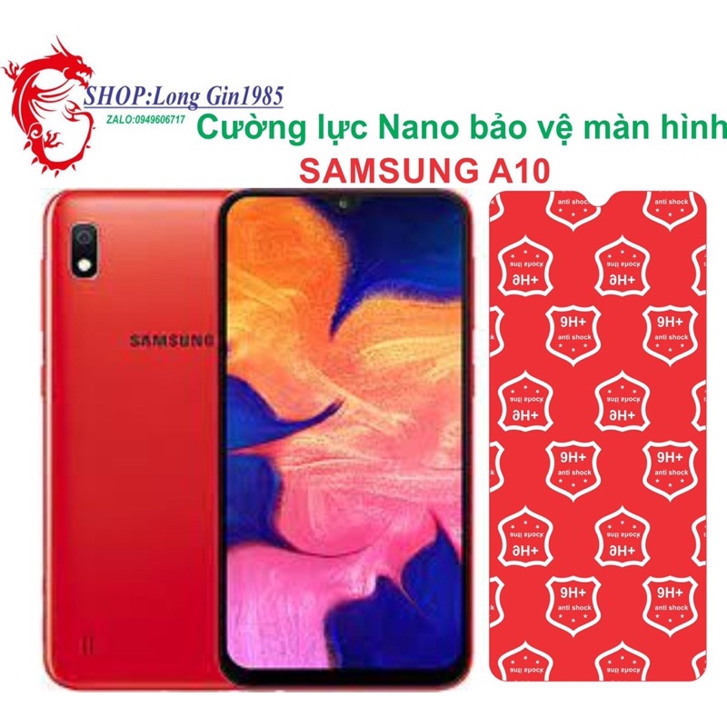 Samsung A10 Cường lực Nano chống va đập chống trầy xước