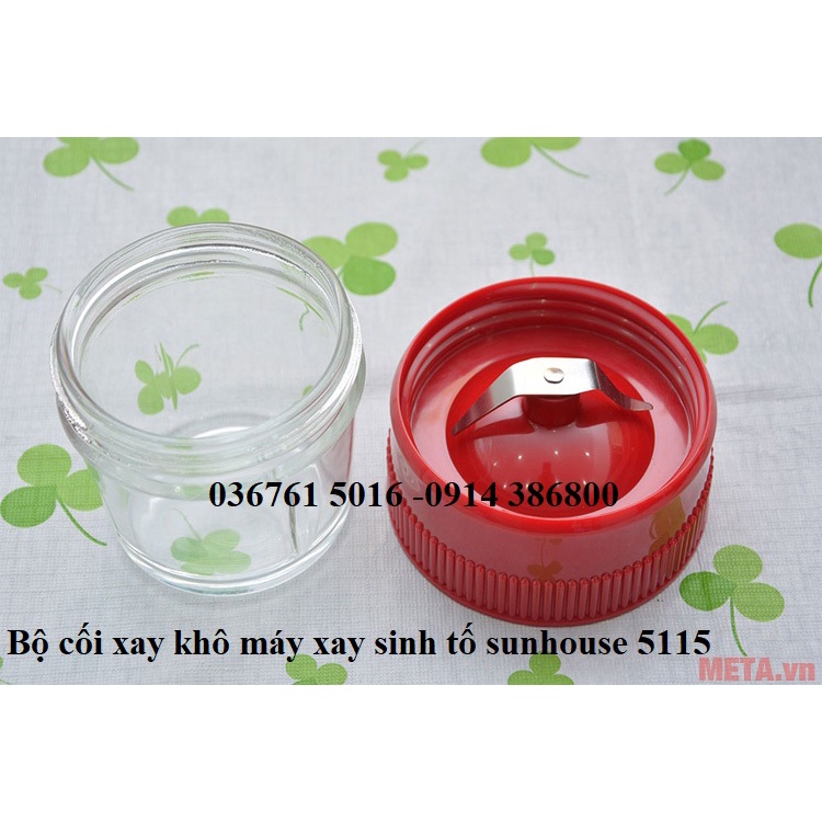 Cối Thuỷ Tinh nhỏ +sinh tố máy xay Sunhouse SHD5111 SHD5112 SHD5115