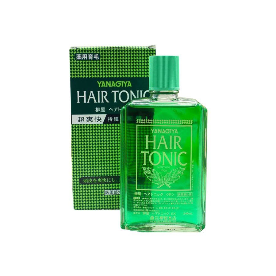 Tinh dầu bạc hà dưỡng tóc bạc hà Hair Tonic Medium Yanagiya 240ml