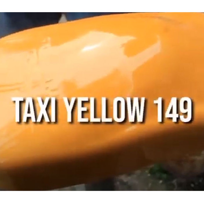 Sơn Samurai màu vàng taxi 149 chính hãng, sơn xịt dàn áo xe máy chịu nhiệt, chống nứt nẻ, kháng xăng