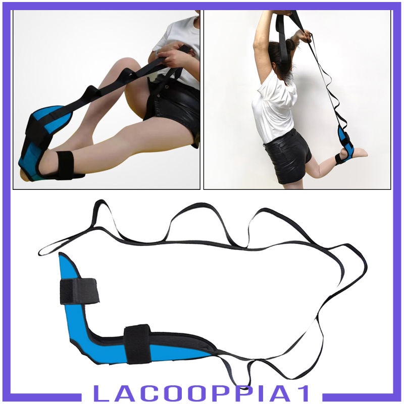 [Lacooppia1] Dây Đai Co Giãn Kháng Lực Tập Chân Yoga Giảm Đau Nửa Chân